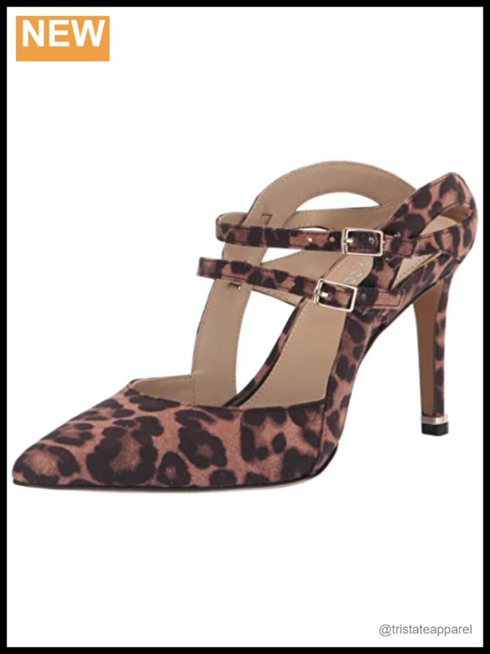 Kenneth Cole New York Riley 85 Double Strap Mule Heeled Sandal
